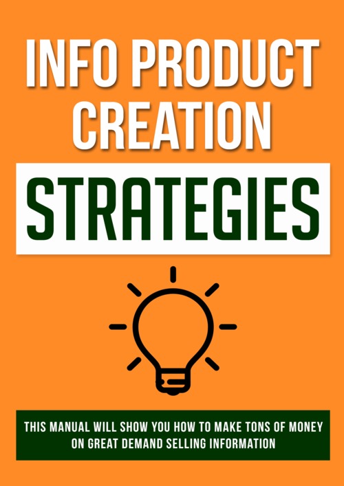 Product picture Info Product Creation Strategies